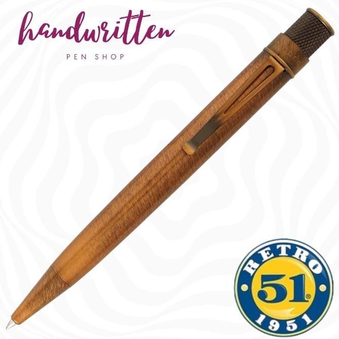 

RETRO 51 Tornado Rollerball Ballpoint Pen Vintage Metalsmith/ Pulpen Kualitas Original