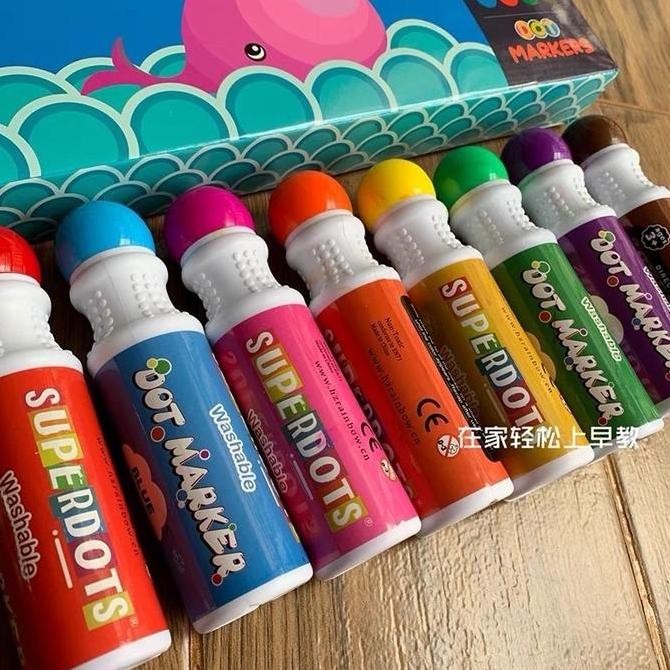 Mainan Edukasi Anak Spidol Dot Marker Painting Kualitas Original