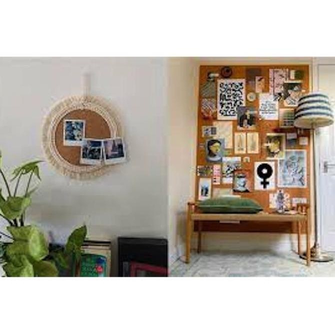 

Corkboard Softboard Gantung 60 x 90 cm Polos - Gosend Kualitas Original