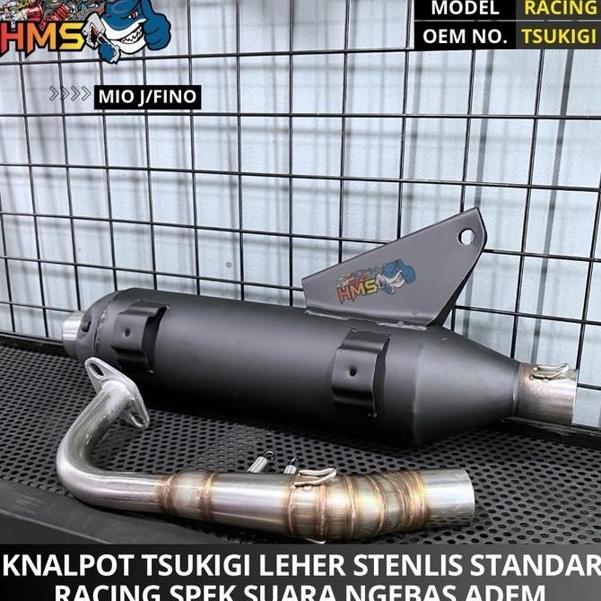 KNALPOT TSUKIGI MIO J XRIDE 115 MIO SOUL GT 115 FINO 115 XRIDE 115 LEHER STENLIS MODEL VND KNALPOT B