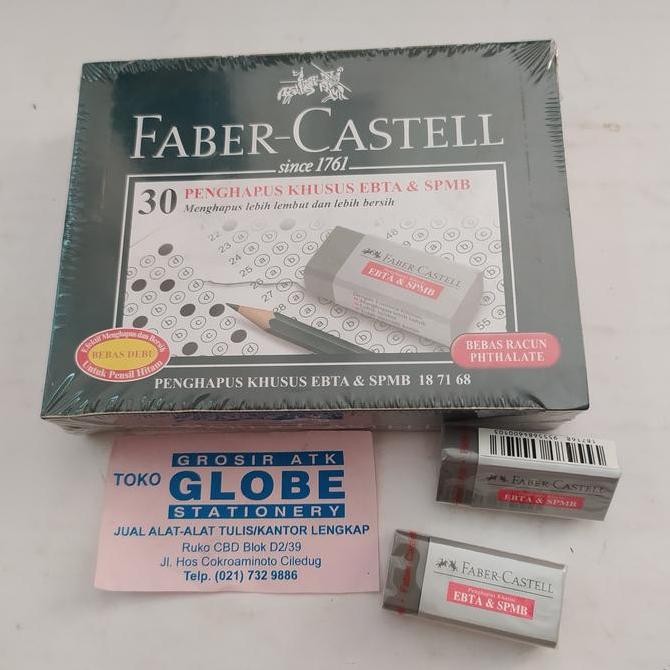 

Penghapus Faber - Castel abu2 isi 30 pcs ( khusus EBTA & SPMB) Kualitas Original