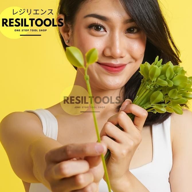 

100 Buah Cable Ties Daun 15cm Tis Tie Pengikat Pohon Hias Pajangan Rum Kualitas Original