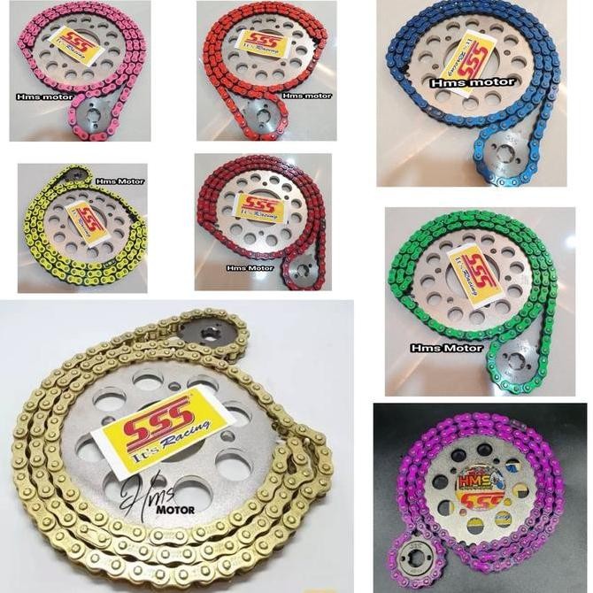 Gir Set 428 SSS Original Satria Fu, Satria Fu Face list ,Satria Fu Lama  Rantai Bukan Sss 428 415 Ku