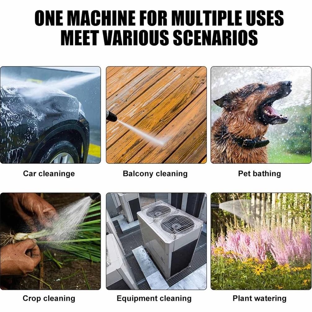 Kamolee 70Bar Jet Cleaner Cordless Multipurpose Jet Cleaner / Car Wash High Pressure Motor Wash  [Ko