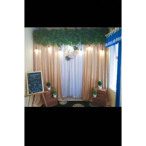 Al9 Paket Photobooth Lamaran Nikahan Lengkap Dekorasi Lamaran Dekorasi Tunangan Warna Putih W