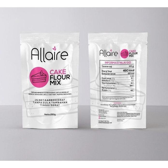 

Terlaris Allaire Cake Flour Mix 500 Gram Tepung Kue Keto