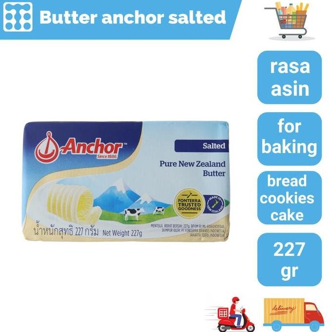 

[Ready/Spesial] Butter Anchor Salted 227G (Khusus Gosend/Grab Instant) [Terlaris&Recommended]