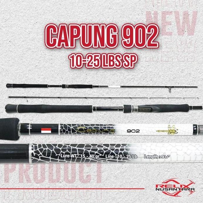 

Terlaris Joran Capung 902 Spinning 10-25 Lb Relix Nusantara