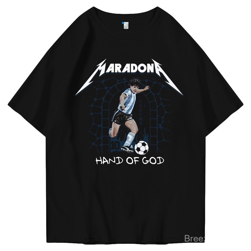 BreezeHub Oversized Maradona Tshirt  | Kaos Streetwear Unisex Tee