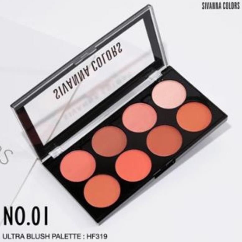 EL Sivanna Colours Ultra Blush On Palette HF319 Waterproof