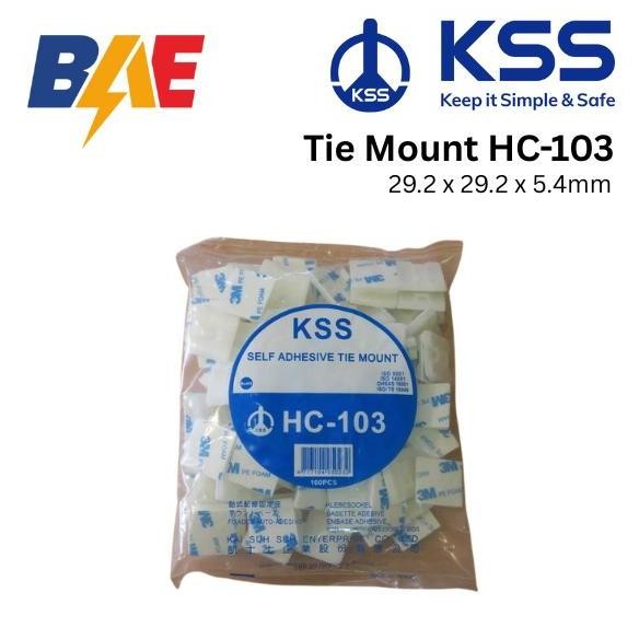 

KSS Tie Mount HC-103 (Self Adhesive) 29.2 x 29.2 x 5.4mm