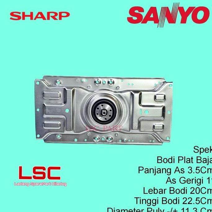 Tersedia Gearbox Mesin Cuci Sanyo ASW 85SB 1 tabung Top loading Girboc Gear Box Sanyo Aqua Electrolu
