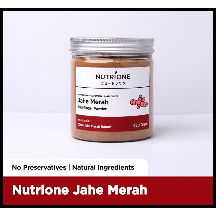 

Terlaris Jahe Merah Bubuk / Red Ginger Powder Premium Original Nutrione Good Quality