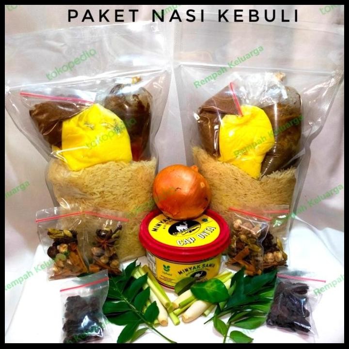 

Terlaris Beras Basmati 1Kg Dan Bumbu Kebuli Siap Masak / Kebuli Instan Good Quality