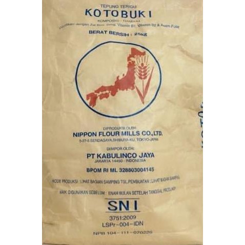 

Terlaris Tepung Terigu Kotobuki 25Kg Gojek Grab Only/ Cake Flour Kotobuki Flour