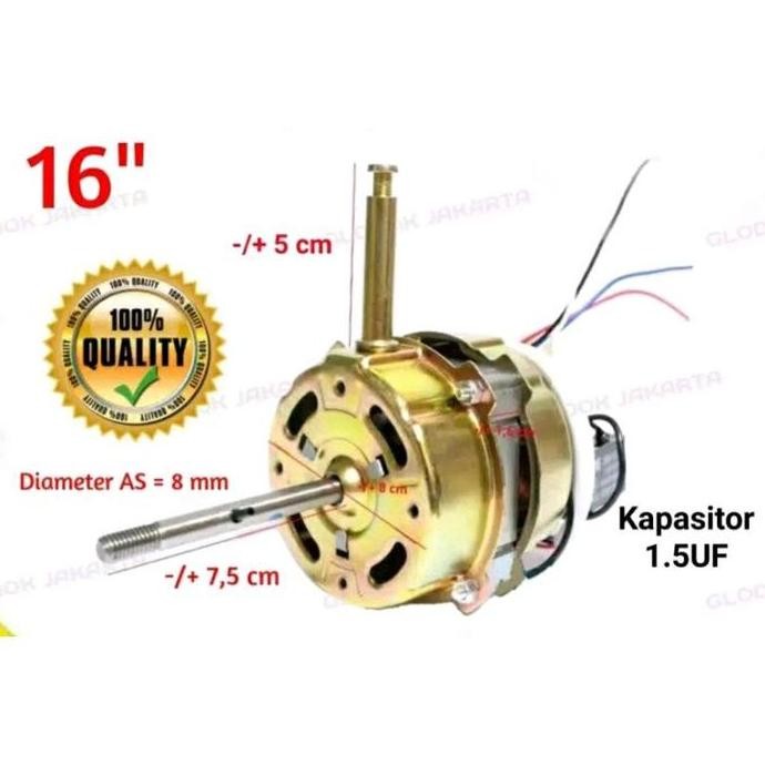 MOTOR DINAMO KIPAS ANGIN 16 INCH MERK COSMOS, SANKEN, KDK, DAN MERK LAINNYA