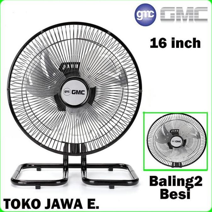 KIPAS ANGIN TORNADO GMC BM-725 KIPAS ANGIN TORNADO DUDUK BALING2 BESI 16 INCH