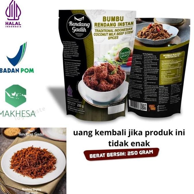 

Bumbu Rendang Instan - Rendang gadih siap makan LC