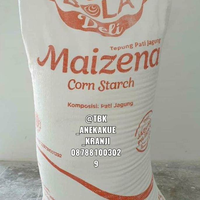 

Terlaris Maizena Bola Deli 25 Kg/Pati Jagung/Corn Starch Via Gojek