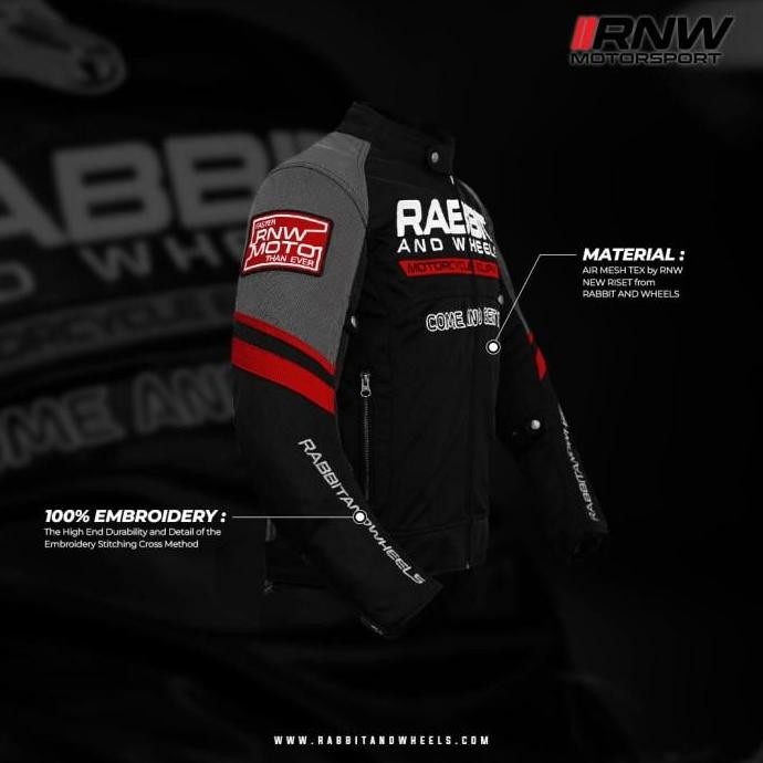 Spesial Jaket Riding Falcon Motorsport Rabbit And Wheels Original