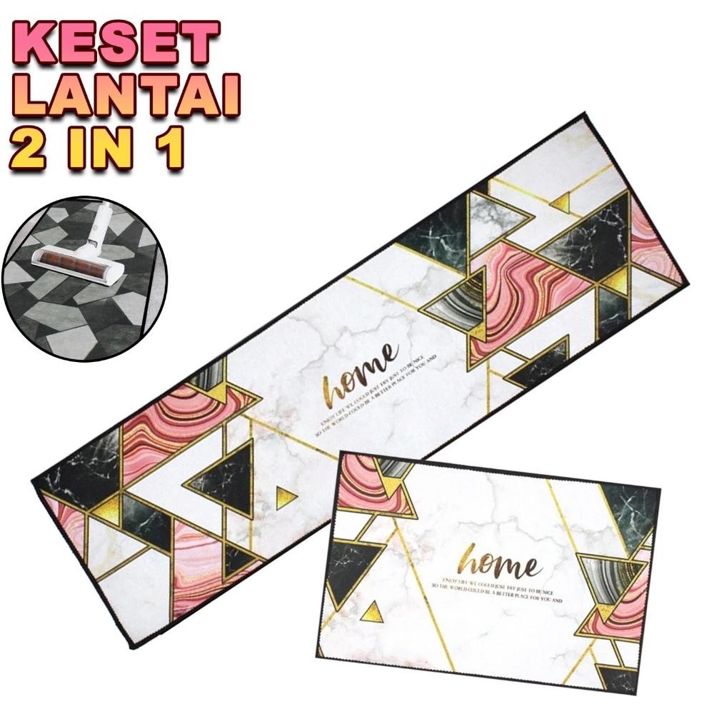 KESET DAPUR SET 2 IN 1 UKURAN 40X60 40X120 KESET LANTAI DAPUR  ANTI SLIP TERBARU JD-3