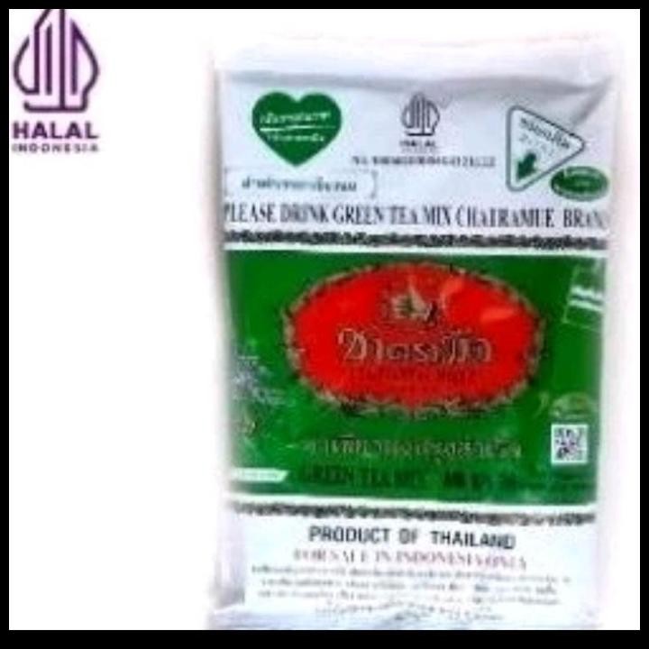 

Terlaris Teh Hijau Thailand / Thai Green Tea Merk Number One 200 Gr Original Good Quality