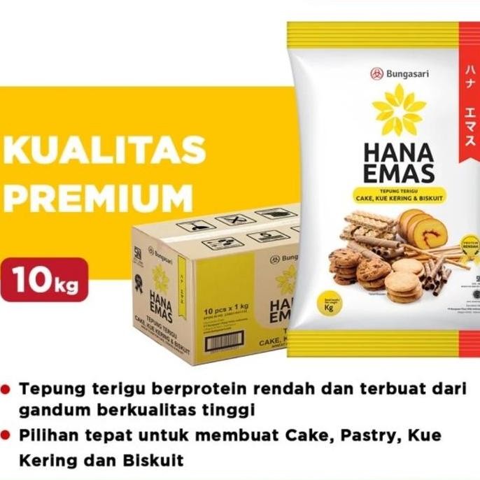 

Grosir Tepung Hana Emas Dus (10 1 Kg)