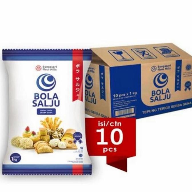 

Grosir Tepung Terigu Bola Salju Dus (10 X 1Kg)
