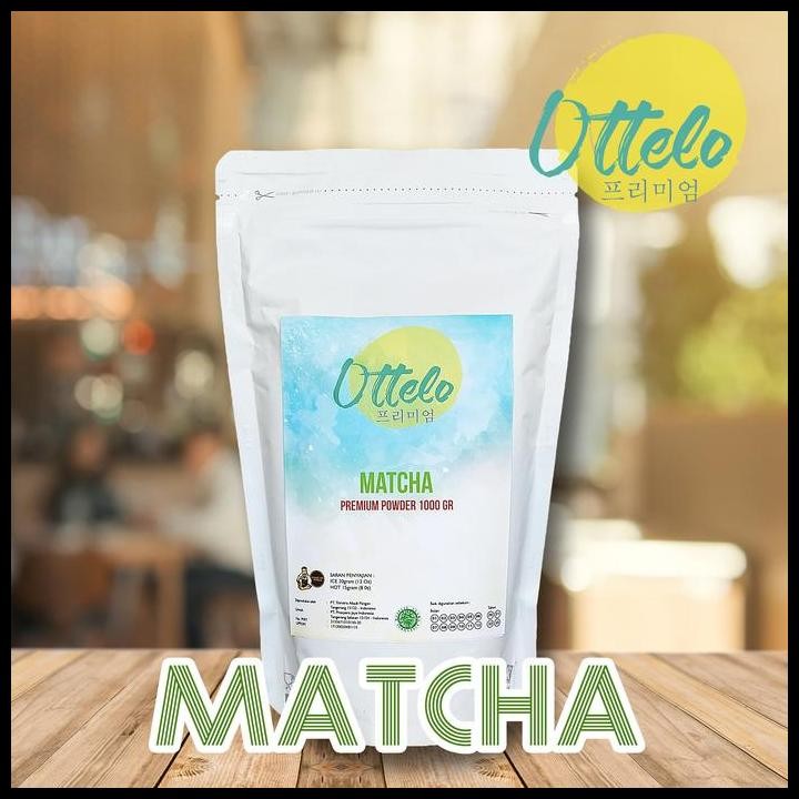 

Terlaris Powder Matcha 1000Gr Merk Ottelo Bubuk Minuman Premium Halal Good Quality