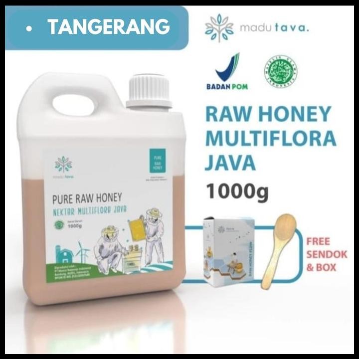 

Terlaris Madu Murni Asli 1Kg Tava Grade A Nektar Multiflora Java 100% Alami Good Quality