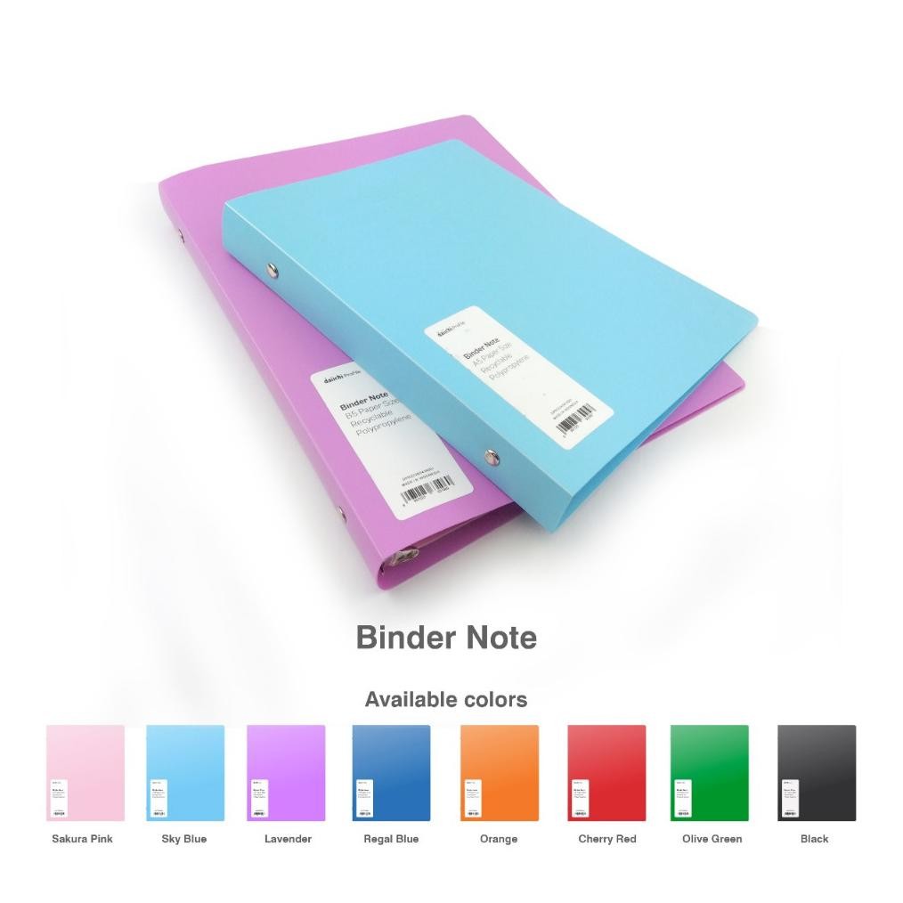 

LINDU Daiichi - Binder Note Ring Besi File Buku Binder Isi Kertas dan Pembatas Daiichi Profil 2