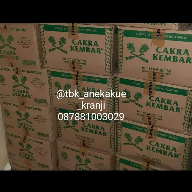 

Promo Terigu Cakra Ekonomis 1 Kg Per Dus/Mie/Roti/Bogasari Via Gojek