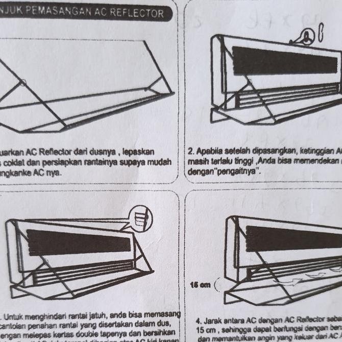 AC REFLECTOR / ACRYLIC AC / PENAHAN ANGIN AC