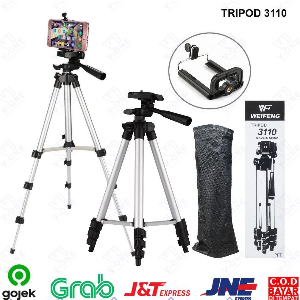 TRIPOD 3110 TRIPOD HP TRIPOD KAMERA PANJANG 1 METER + HOLDER U
