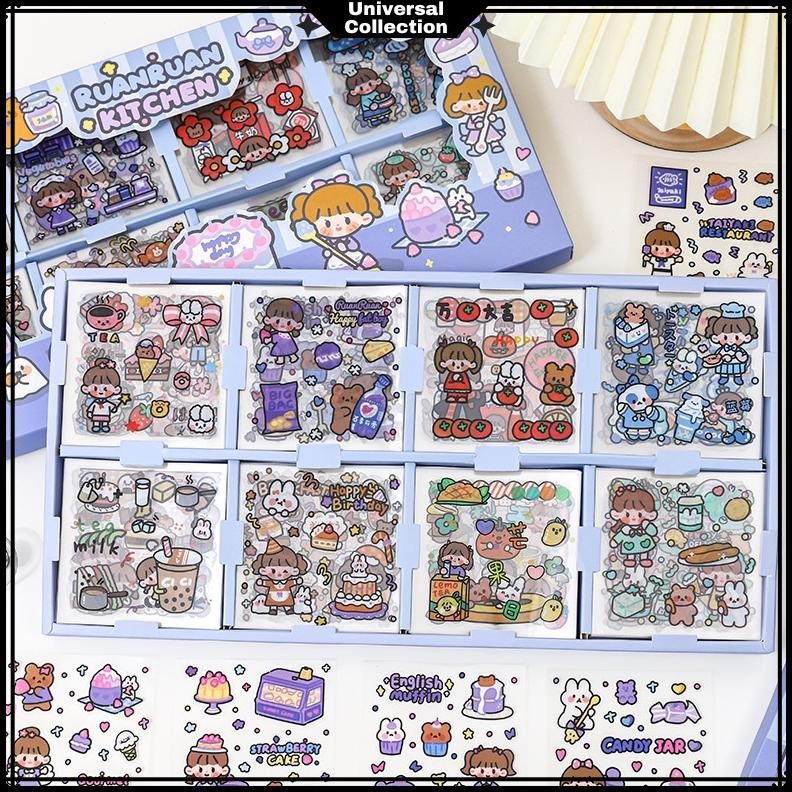 

Promo Bulan Ini 20 Lembar - Sticker Aesthetic Design Diy / Sticker Tumbler Waterproof / Sticker Buku Diary