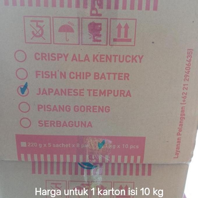 

Promo Tepung Japanese Tempura Easy Mix Sari Boga 1 Kg Kartonan