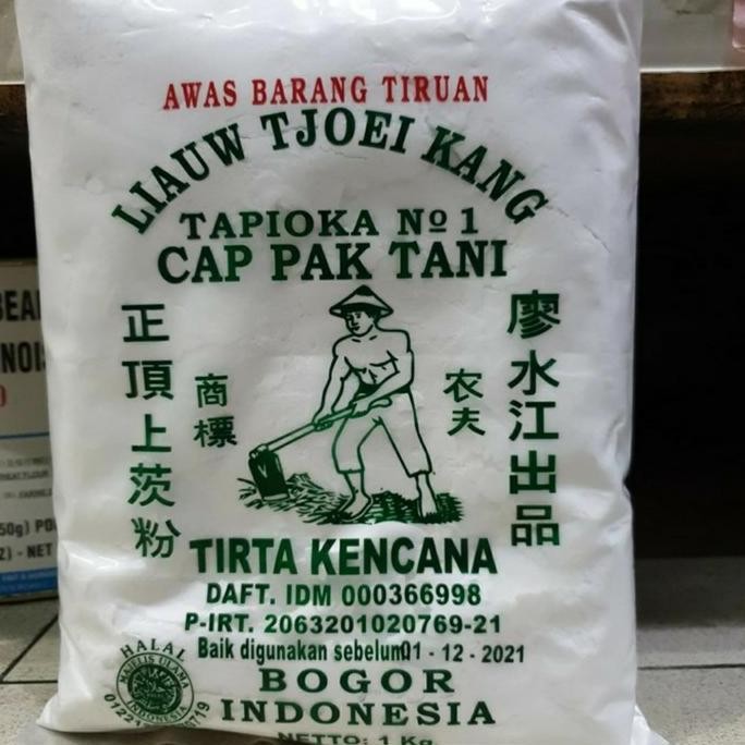 

Grosir Tepung Tapioka Pak Tani Liauw Tjoei Kang Asli Per Dus 1Kg X 25 Gosend
