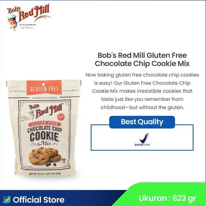 

Grosir Bobs Red Mill Mix Flour 680Gr (Pancake, Brownie, Choco Chip Cookie, Chocolate Cake, Homemade Bread, Vanilla Yellow, Biscuit And Baking, Muffin, 10 Grain,, Blueberry Muffin)