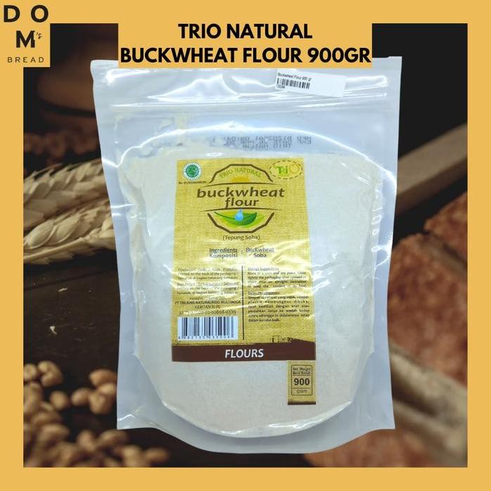 

Terlaris Tepung Buckwheat Trio Natural (Buckwheat Flour) Gluten Free 900 Gr