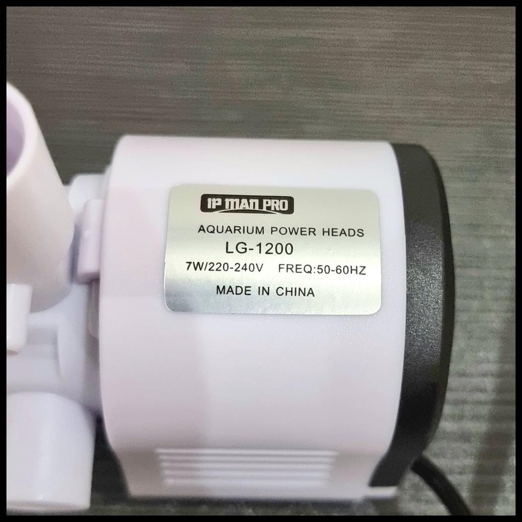 POMPA CELUP / POMPA AQUARIUM LOW WATT / AQUARIUM POWER HEADS 3 IN1 IP MAN PRO LG-1200 / POMPA AQUARI