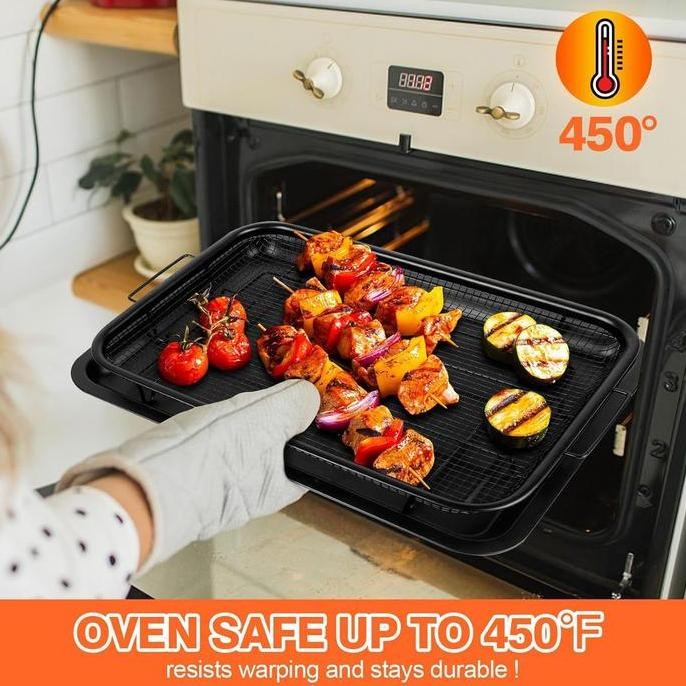 

BAKINDO Cooper Crisper Tray Fika / Oven Tray / Peniris Minyak / Cooling Rack / Baking Tray tm