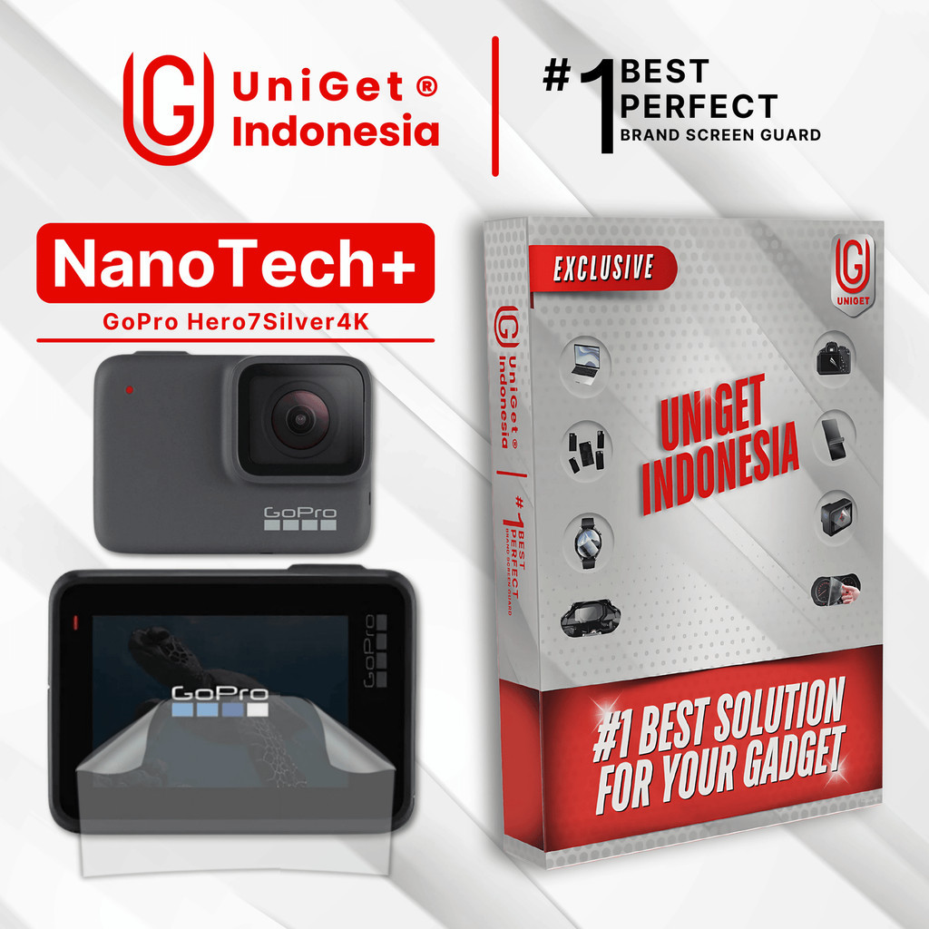 UniGet EPU BIO GENESIS Hydrogel for GoPro HERO7 Silver 4K / Screen Guard (Nanotech+ 100% Recycle) Pr