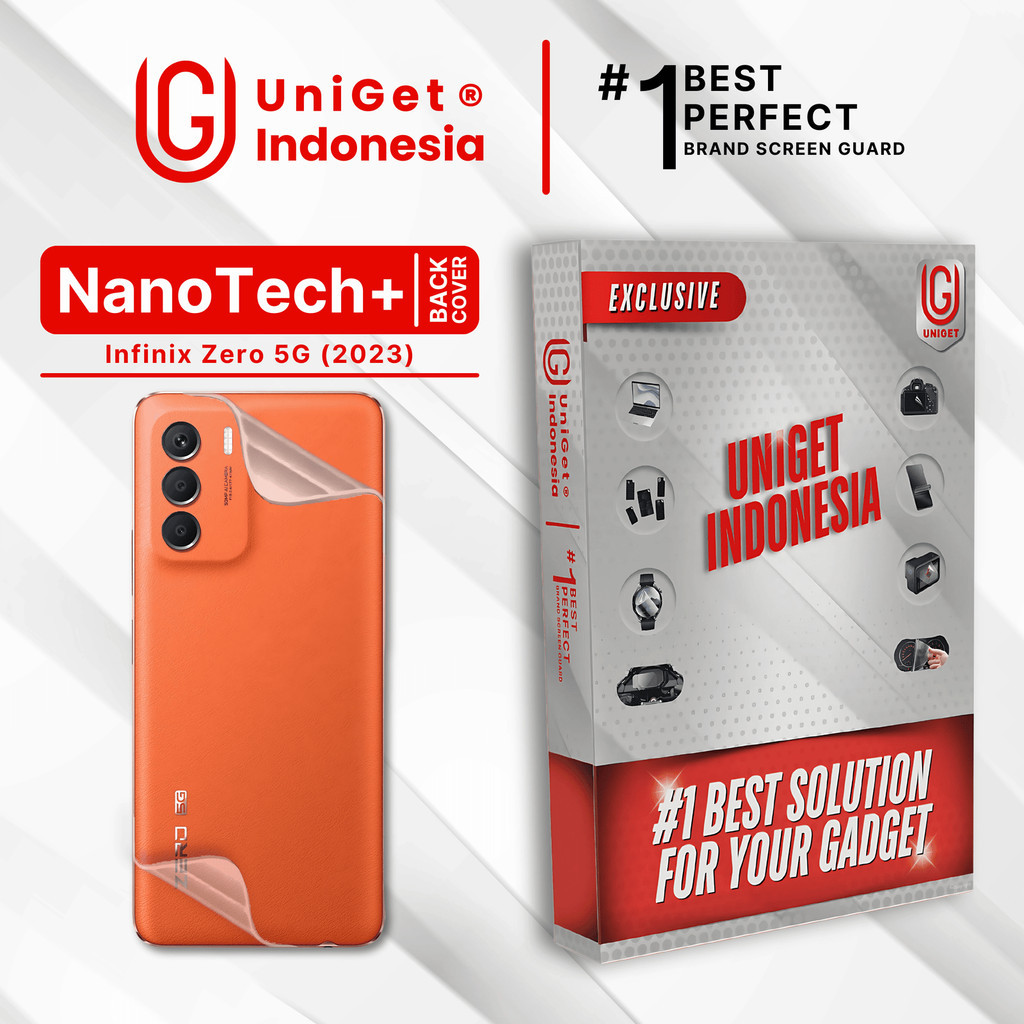 UniGet EPU BIO GENESIS Hydrogel for Infinix Zero 5G (2023) / Back Cover Guard (Nanotech+ 100% Recycl