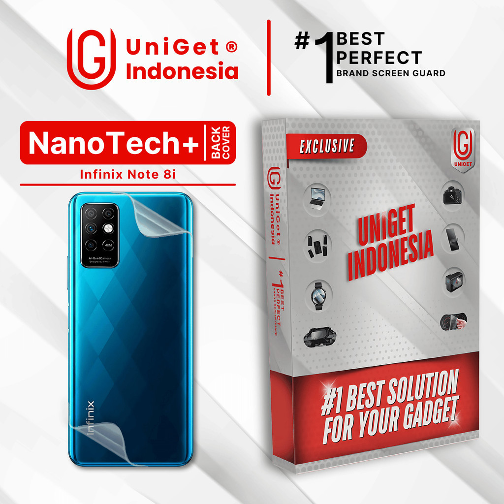 UniGet EPU BIO GENESIS Hydrogel for Infinix Note 8i / Back Cover Guard (Nanotech+ 100% Recycle) Prem
