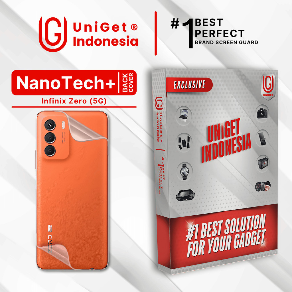 UniGet EPU BIO GENESIS Hydrogel for Infinix Zero 5G / Back Cover Guard (Nanotech+ 100% Recycle) Prem
