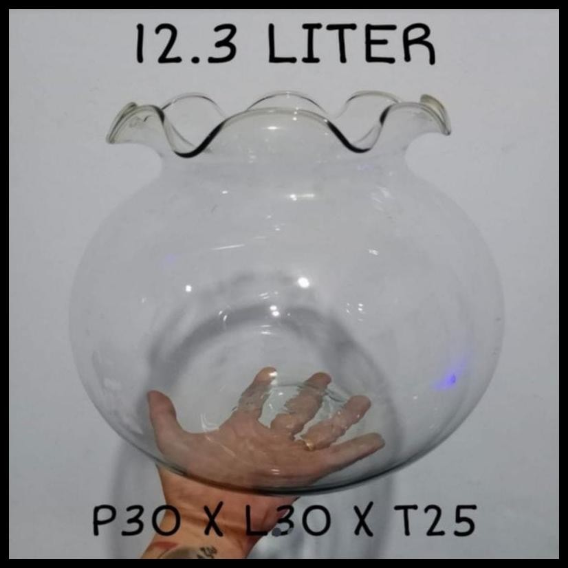 MUSUKO - AQUARIUM BULAT 12 LITER/AQUARIUM SHELLA