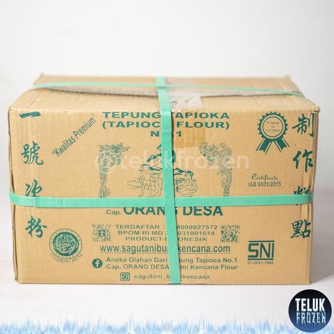

Terlaris Sagu Tani 1Kg 1 Dus Tepung Tapioka Cap Orang Desa Isi 10 Kg Tapioca