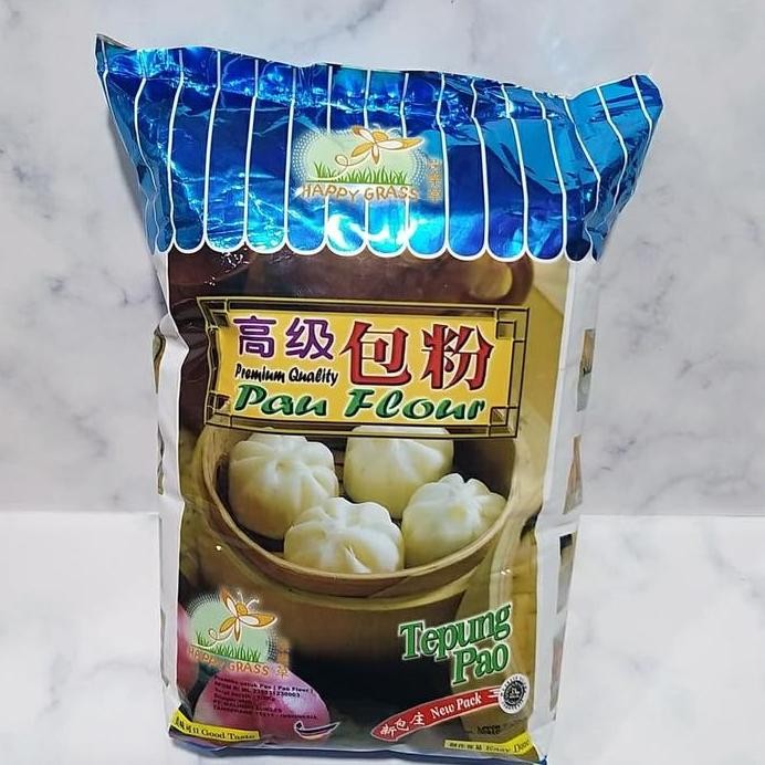 

Terlaris Tepung Pao / Tepung Pau / Pau Flour / Happy Grass / 1.3Kg