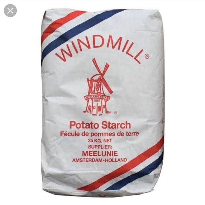 

Terlaris Windmill Potato Starch / Sang Fen 1Kg