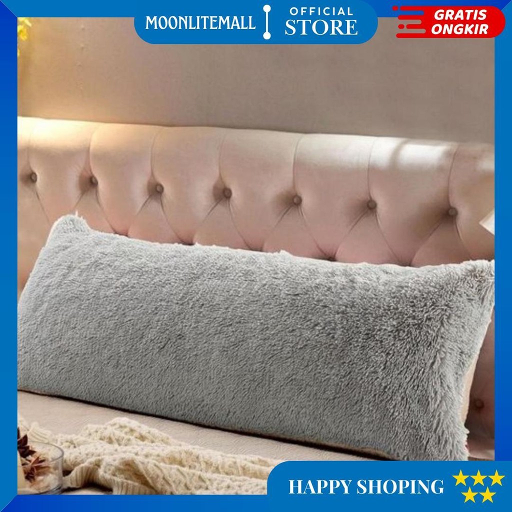 Trombozzo - Sarung Bantal Cinta Jumbo Ukuran 100X50 90X45 80X45 Bulu Rasfur Promo 6.6